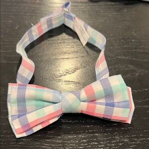 Plaid Kids Bow Tie - Multicolor/pastel